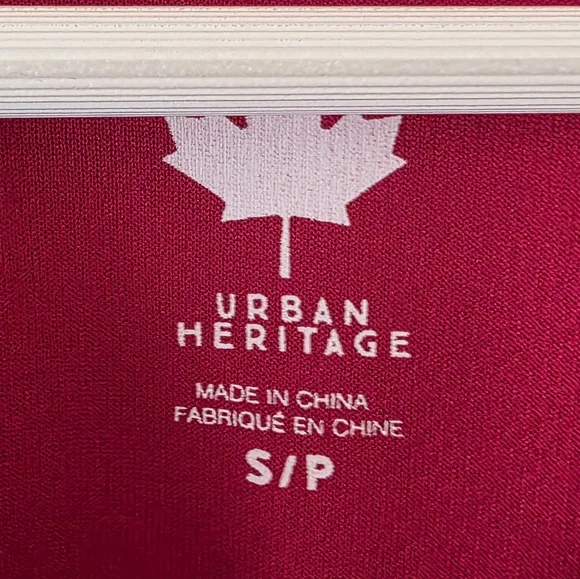 Urban Heritage S Vintage Y2K Patriotic Athletic Sporty Canada Baseball Jersey - Picture 3 of 12